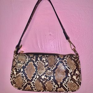 SNAKESKIN SHOULDERBAG